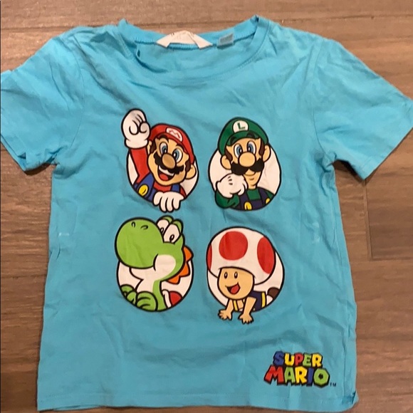 H&M Mario brothers boys t-shirts size 6-8Y - Picture 2 of 4